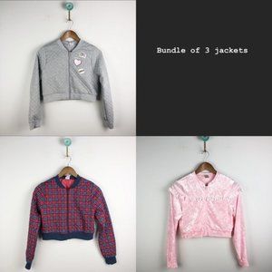 Wonder Nation Girls Bundle of 3 Jackets